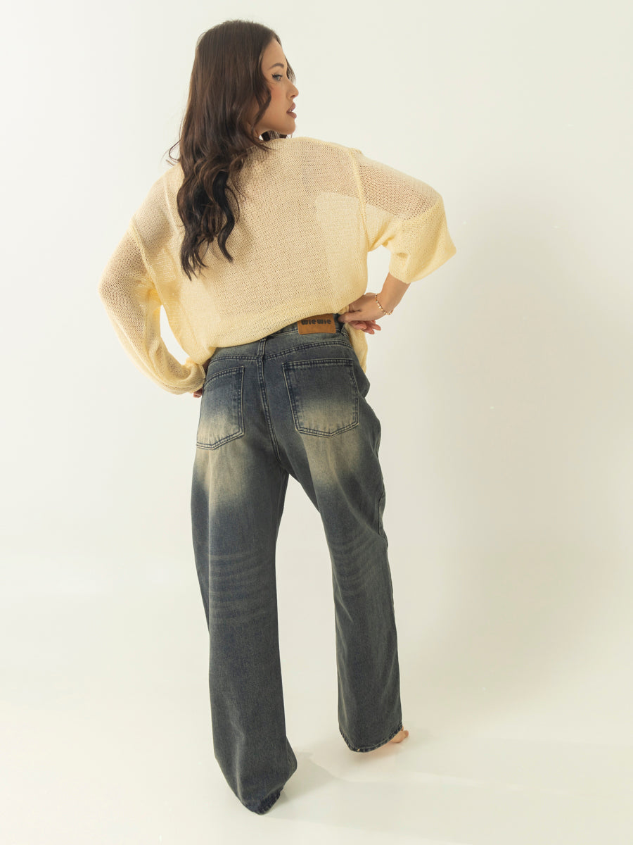 Low Rise Baggy Jeans