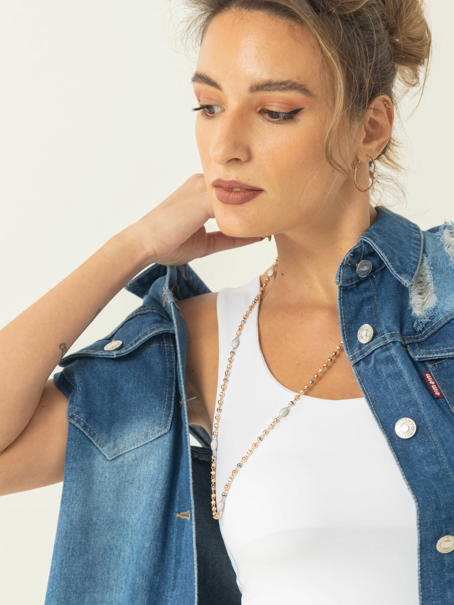 Sleeveless Denim jacket