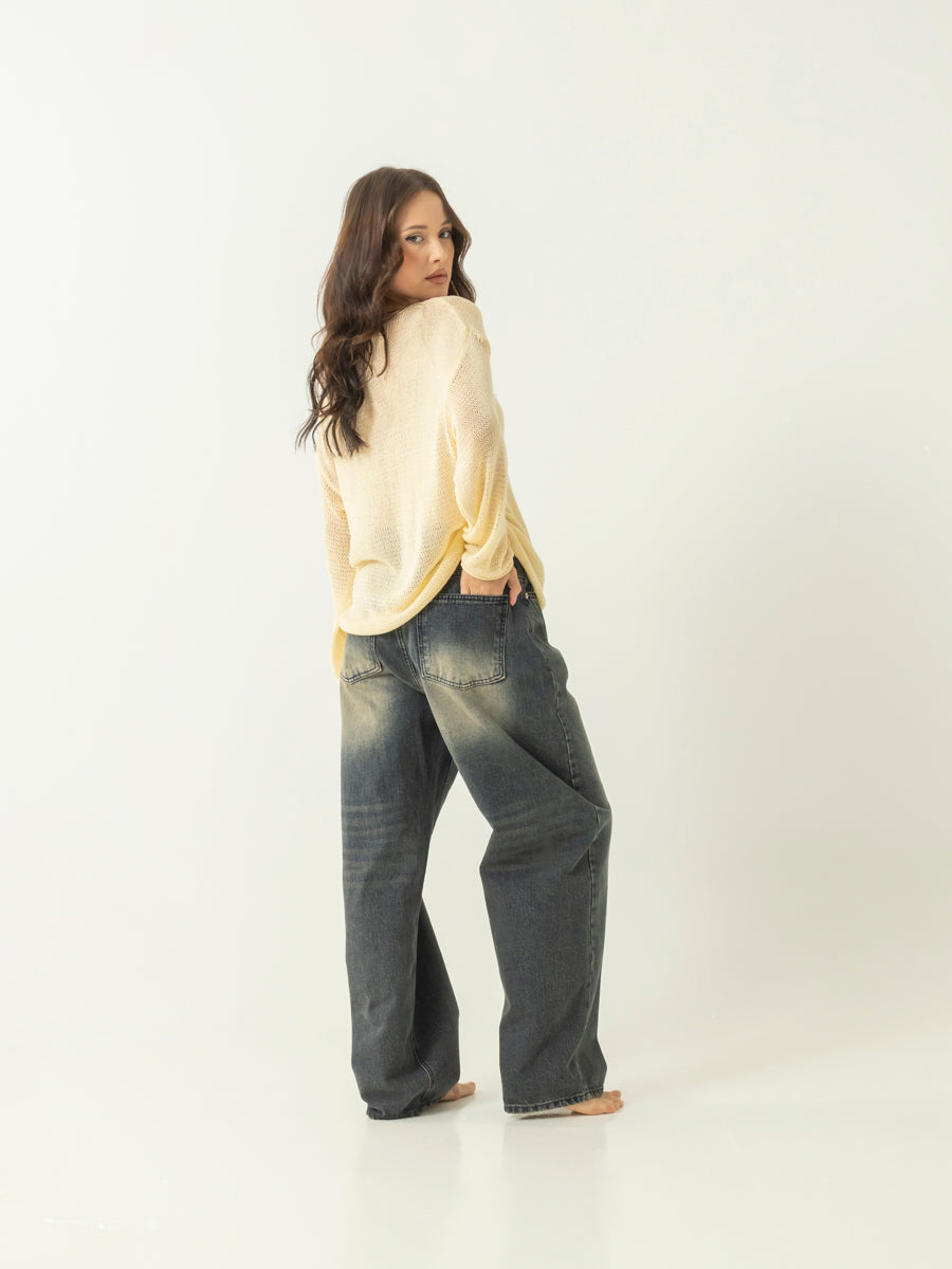 Low Rise Baggy Jeans