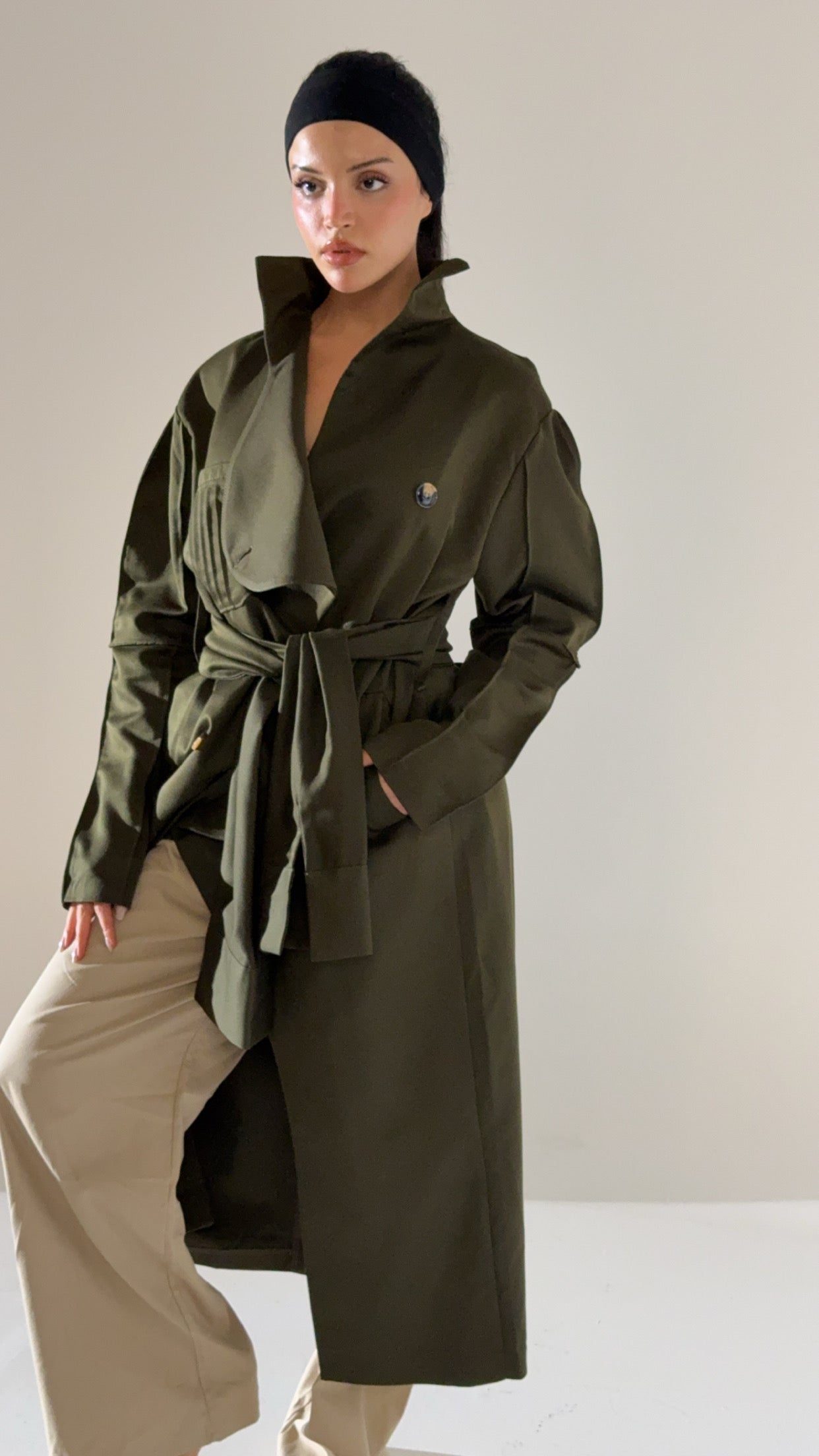 Stylish trench coat