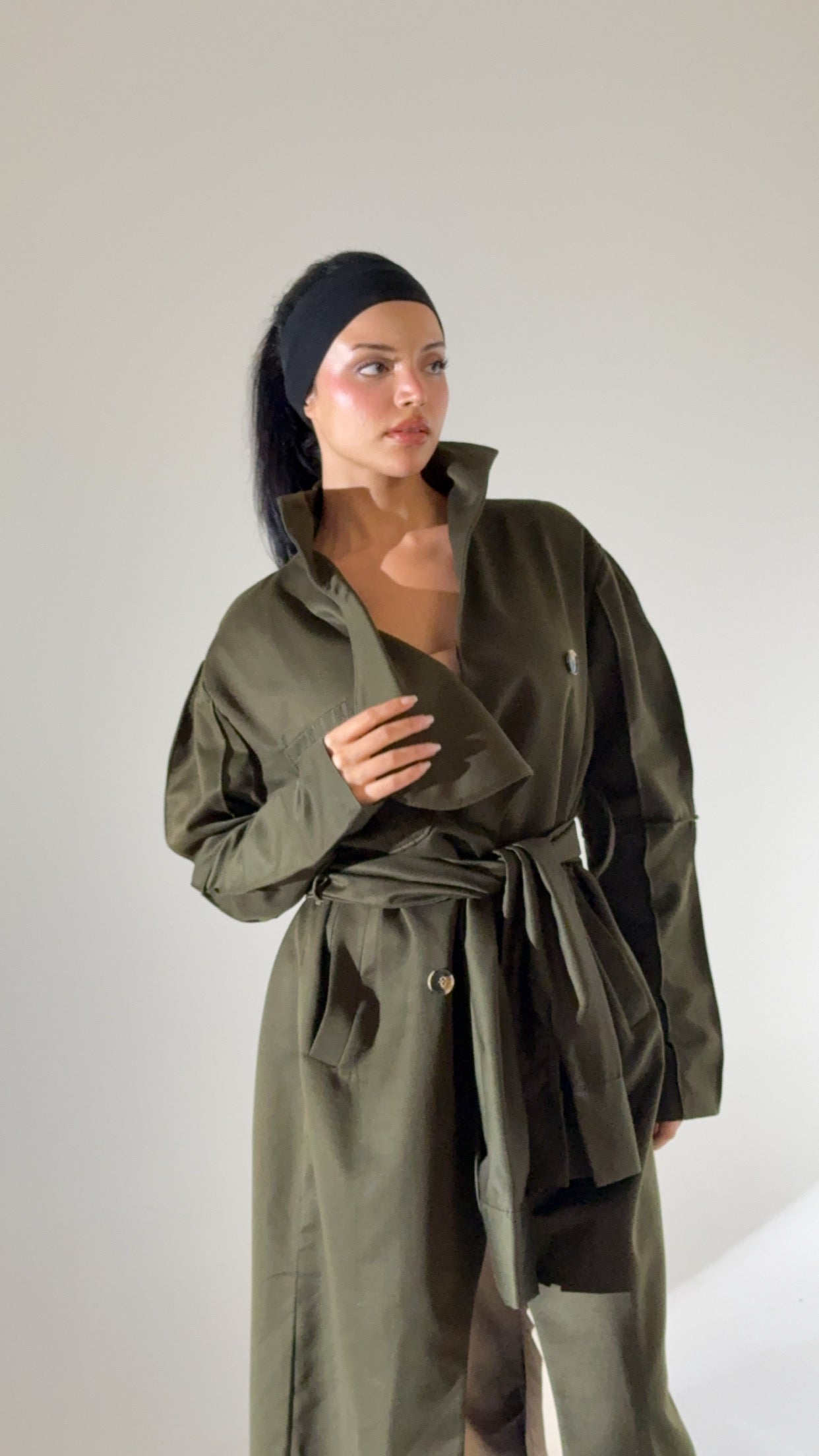 Stylish trench coat