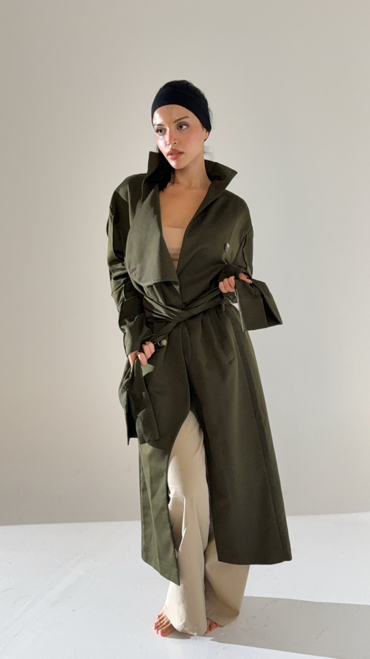Stylish trench coat